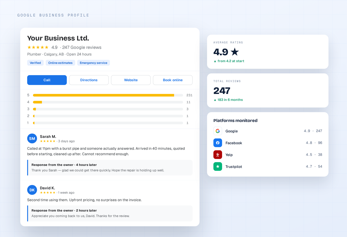 ScopeX reputation management example: Your public profile